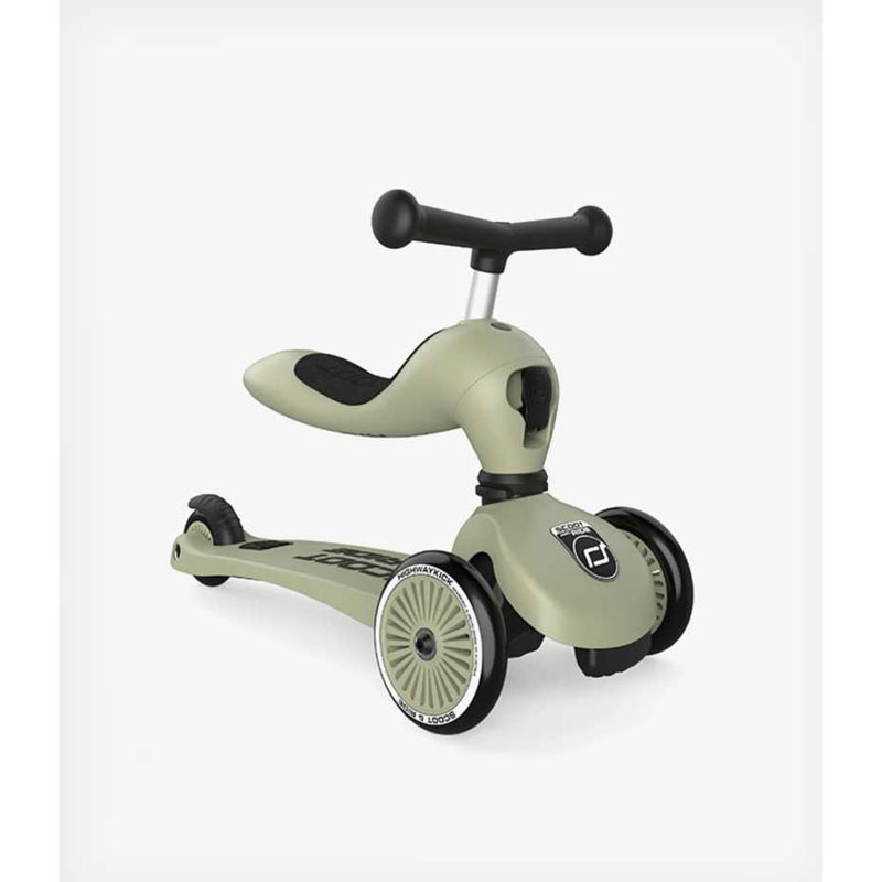 Scoot & Ride Παιδικό Πατίνι Highwaykick 1 Τρίτροχο με Κάθισμα για 1-5 Ετών Steel 96271