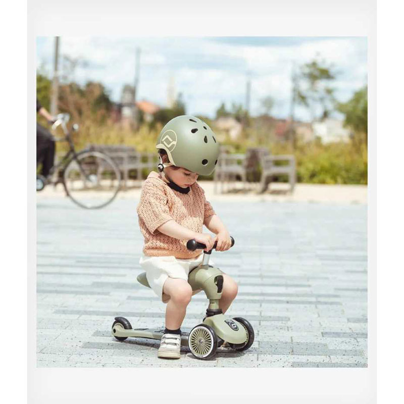 Scoot & Ride Παιδικό Πατίνι Highwaykick 1 Τρίτροχο με Κάθισμα για 1-5 Ετών Steel 96271
