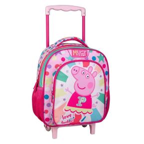 Must Team Τσάντα Trolley Νηπιαγωγείου Peppa Pig "I Love My Funfair" 8L 000482839