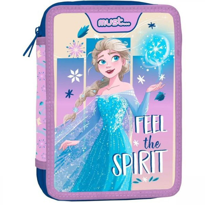 Must Team Κασετίνα Διπλή Γεμάτη Disney Frozen "Feel The Spirit" 000564317