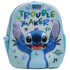 Must Team Τσάντα Πλάτης Νηπιαγωγείου 3D EVA Disney Lilo&Stitch "Trouble Maker" 8L 000564815