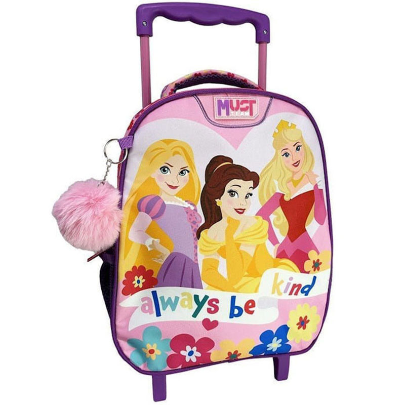 Must Team Τσάντα Trolley Νηπιαγωγείου Disney Princess "Always Be Kind" 000565041