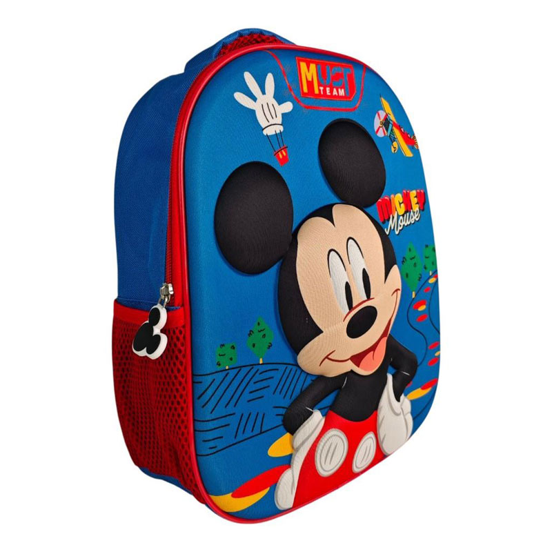 Must Team Τσάντα Πλάτης Νηπιαγωγείου 3D EVA Disney Mickey 8L 000565942