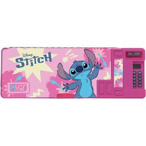 Must Team Κασετίνα με Μαγνητικό Κούμπωμα Disney Stitch Pink Flowers 000565963