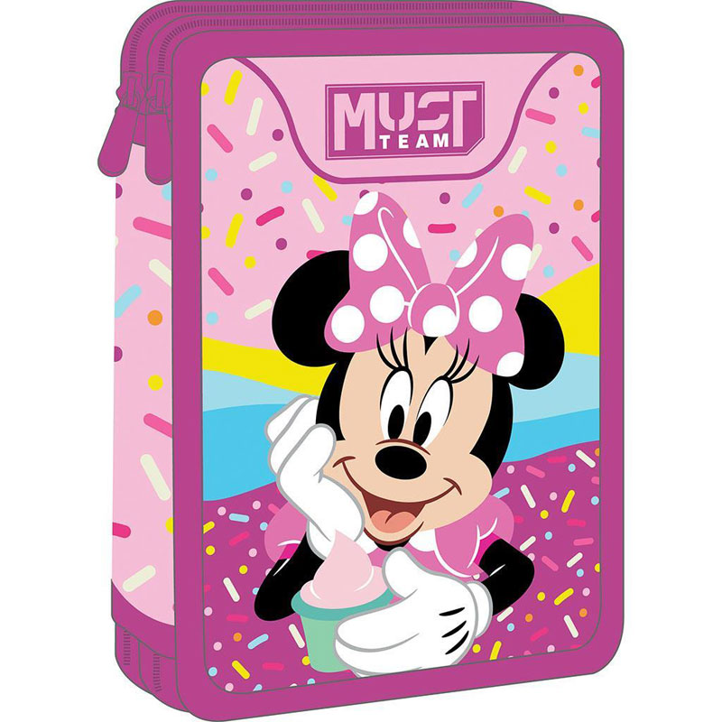 Must Team Κασετίνα Διπλή Γεμάτη Disney Minnie Mouse 000565995