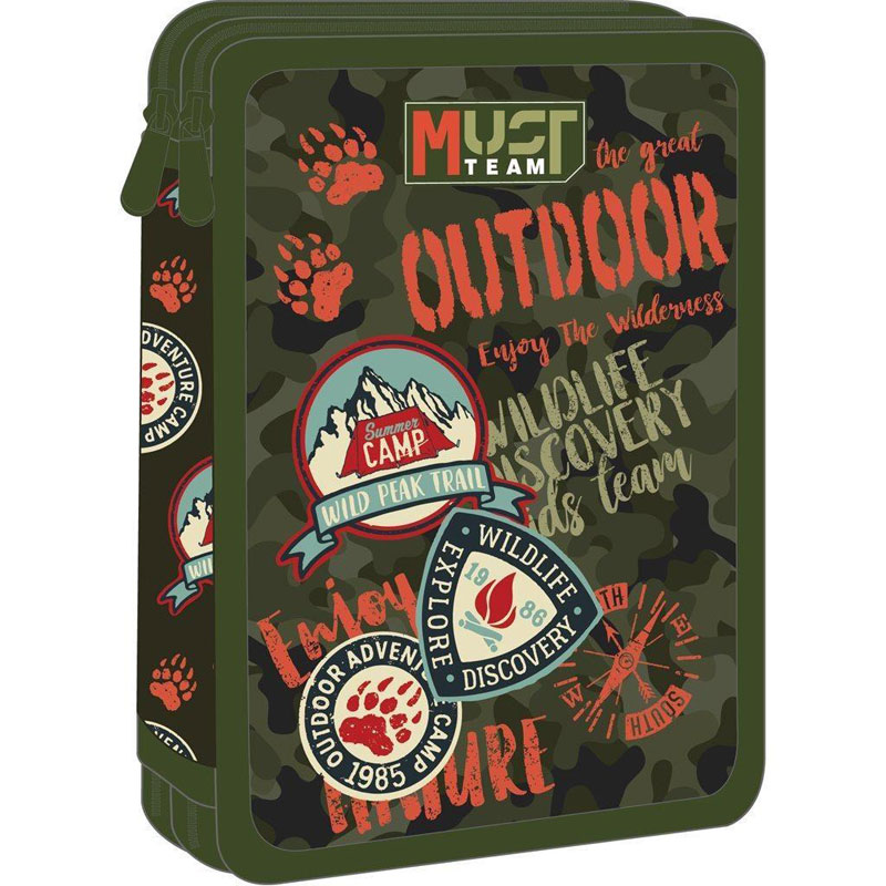 Must Team Κασετίνα Διπλή Γεμάτη Outdoor Adventure 000586734