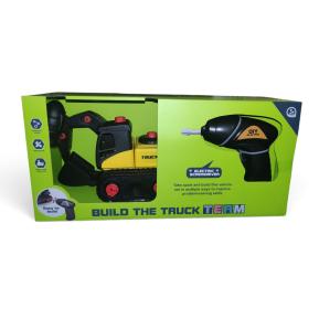 Martin Toys DIY Φτιάξ'το Μόνος σου Εκσκαφέας με Ερπύστριες – Build The Truck Team 136-Α8