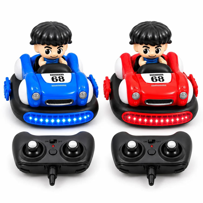 Martin Toys RC 2-Player Bumper Cars - Τηλεκατευθυνόμενα Συγκρουόμενα με Φώτα LED 777-6B