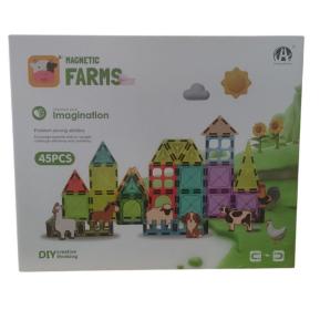 Magnetic Farms Μαγνητικό Puzzle Φάρμα 45 τμχ. CH1502