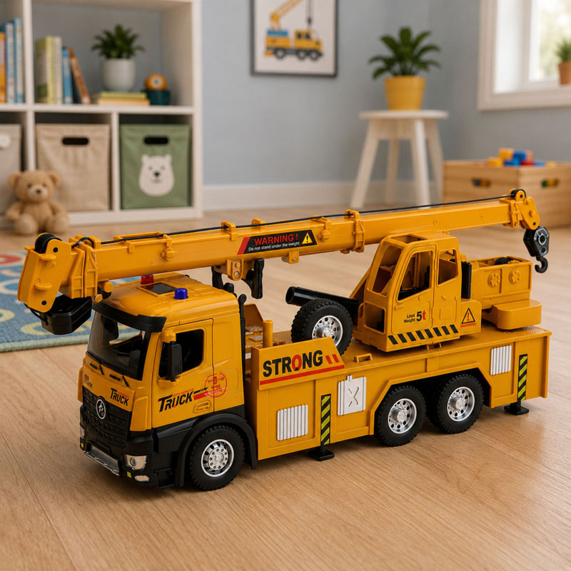 Martin Toys Friction Γερανός 46cm με Φώτα & Ήχους RJ2801A