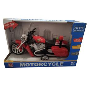 Martin Toys Friction Αστυνομική Μηχανή 29cm με Φώτα & ήχους Κόκκινη
