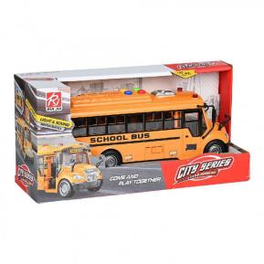 Martin Toys Friction 1:16 City Series Σχολικό Λεωφορείο 27cm με Φώτα & Ήχους RJ5506