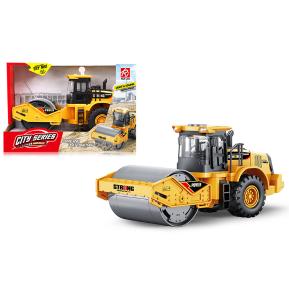 Martin Toys City Series Παιδικός Οδοστρωτήρας Κίτρινος 1:16 με Φώτα & Ήχους