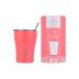 Estia Coffee Mug Ποτήρι Θερμός Ανοξείδωτο BPA Free 350ml Fusion Coral με Καλαμάκι 01-12199