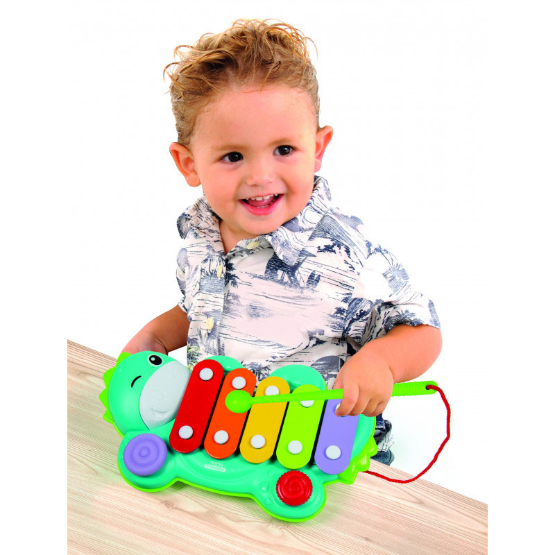 Baby Clementoni Βρεφικό Μουσικό Ξυλόφωνο Δεινοσαυράκι 1000-17263
