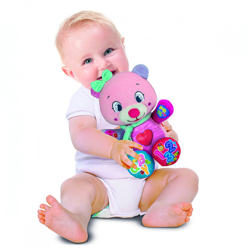 Baby Clementoni Βρεφικό Παιχνίδι Νένα το Αρκουδάκι (Μιλάει Ελληνικά) 1000-63528