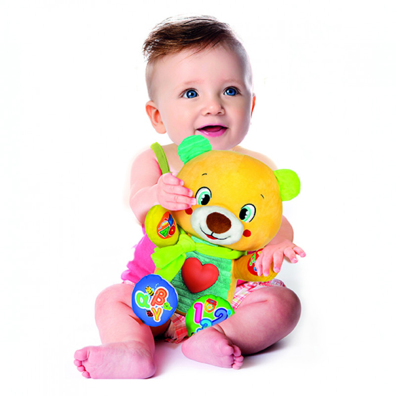 Baby Clementoni Βρεφικό Παιχνίδι Πίπης Το Αρκουδάκι (Μιλάει Ελληνικά) 1000-63529