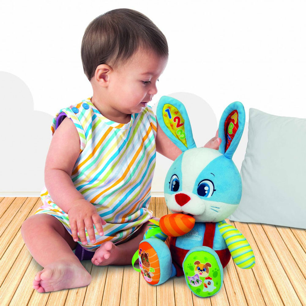 Clementoni Baby Βρεφικό Παιχνίδι Λέλος το Λαγουδάκι 1000-63565