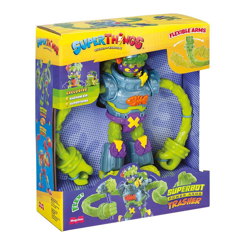 AS Company Superzings Superbot Power Arms με Φιγούρες Trasher 1013-62121