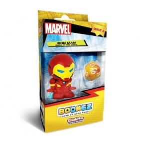 AS Company Boomez Marvel Συλλεκτική Φιγούρα Iron Man Glow in the Dark Wave 4 3D Card Game