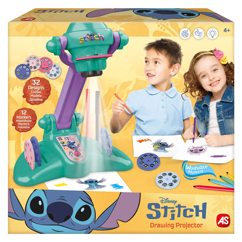 AS Company Προτζέκτορας Ζωγραφικής Disney Stitch 1028-54004