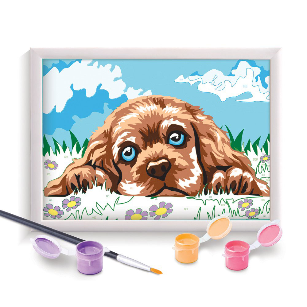 AS Company Paint & Frame Ζωγραφίζω με Αριθμούς Loving Puppy 1038-41012