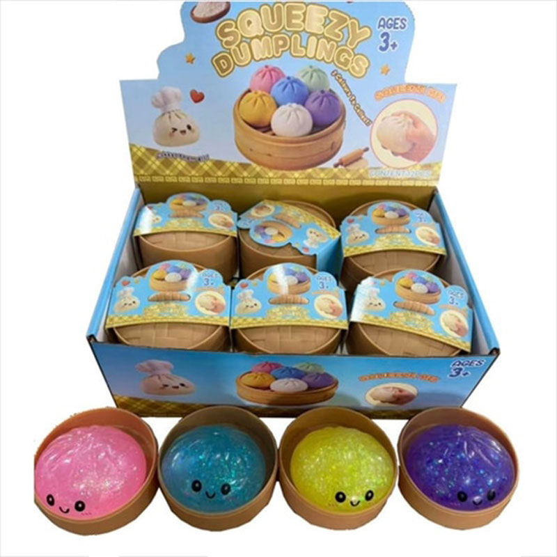 Gama Brands Dumplings Squishy Glitter Smile 8.5cm 11290087