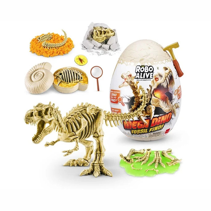 Zuru Robo Alive Mega Dino Fossil Find! Αυγό Έκπληξη Σειρά 1 Χρυσό Σφυρί Τυραννόσαυρος