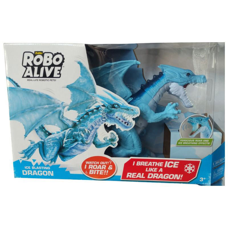 Zuru Robo Alive Ρομποτικός  Dragon Ice Breathing Δράκος Μπλε 1187115B