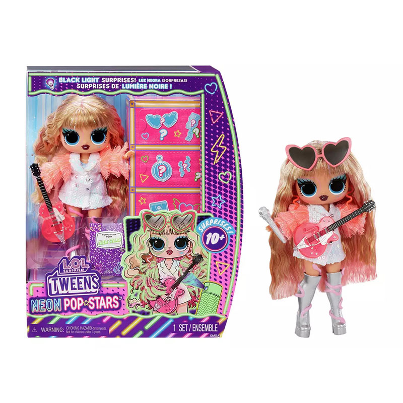 MGA L.O.L. Surprise! Tweens Neon Pop Stars Fashion Doll Thea Stars