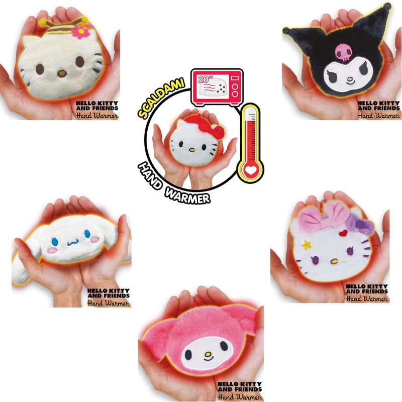 Hello Kitty and Friends Λούτρινη Θερμοφόρα Χεριών - Σχέδια 12164984