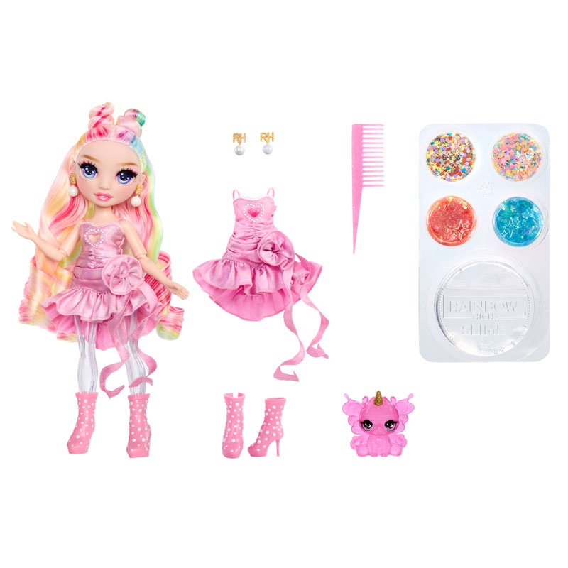 MGA Entertainment Rainbow High Fashion Doll Rainbow Shimmers & Slime - Bella 122401-EU