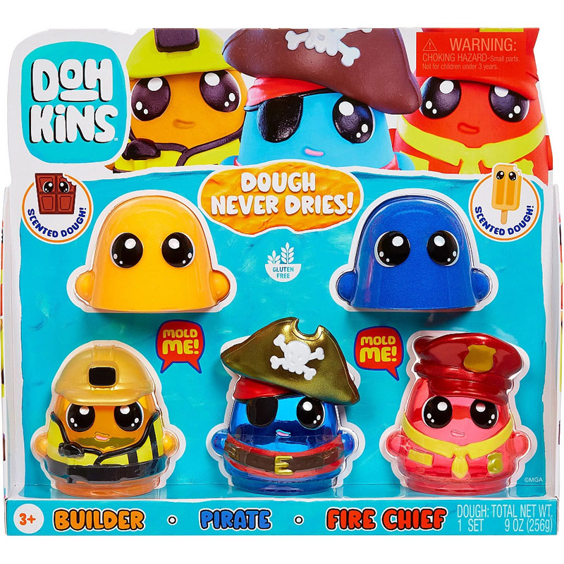 MGA Entertainment DohKins Καλουπάκια Χαρακτήρες Family Pack Hero