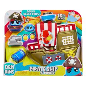 MGA Entertainment DohKins Pirate Ship & Pirate 123088-EUC