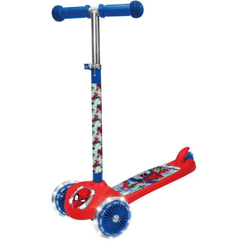 Λαμπάδα AS Company Scooter Plus Spider-Man με φωτιζόμενες ρόδες 1500-50290