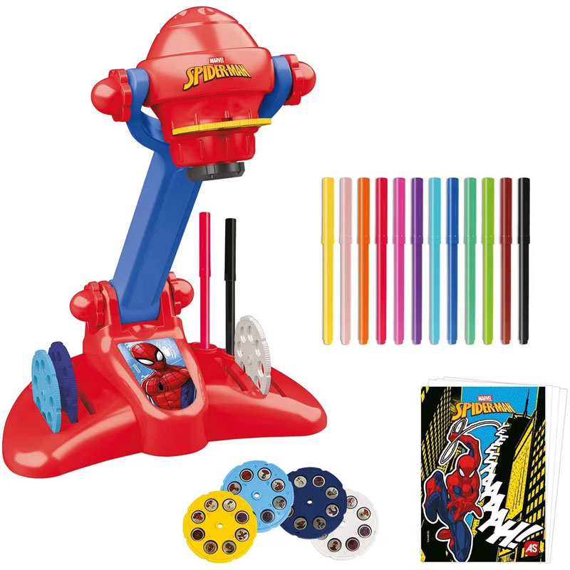 Λαμπάδα AS Company Προτζέκτορας Ζωγραφικής Spider-Man 1500-54006