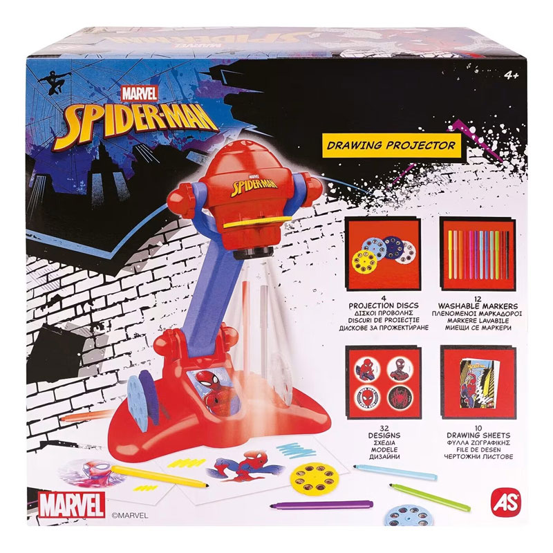 Λαμπάδα AS Company Προτζέκτορας Ζωγραφικής Spider-Man 1500-54006