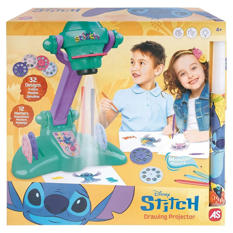 Λαμπάδα AS Company Προτζέκτορας Ζωγραφικής Disney Stitch 1500-54007
