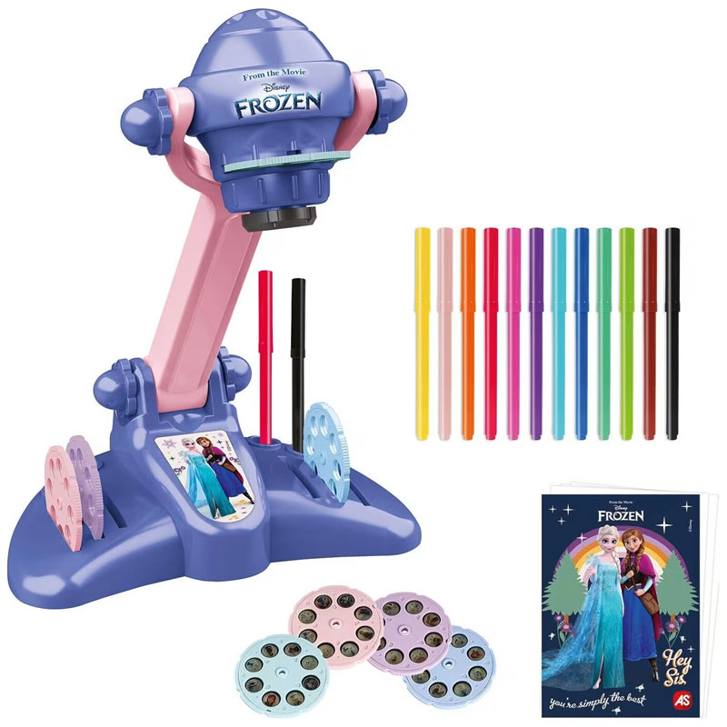 Λαμπάδα AS Company Προτζέκτορας Ζωγραφικής Disney Frozen 1500-54008