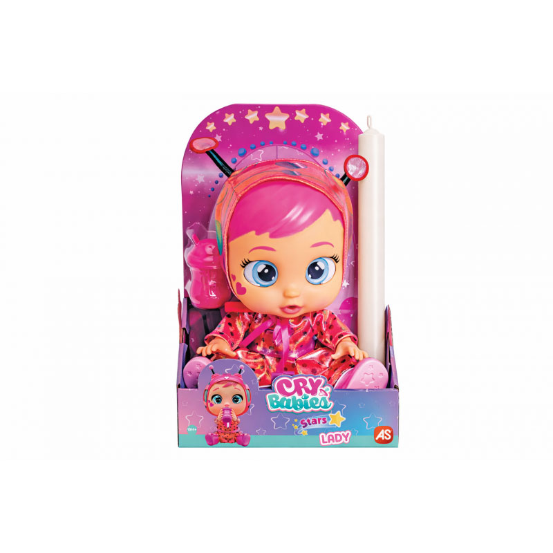 Λαμπάδα AS Company Κλαψουλίνι Stars Διαδραστική Κούκλα Lady