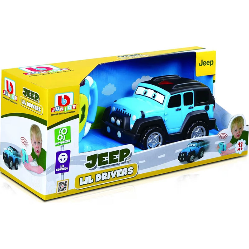 BB Junior Lil' Drivers Jeep Wrangler Unlimited Τηλεκατευθυνόμενο Όχημα Υπερύθρων 16-82301