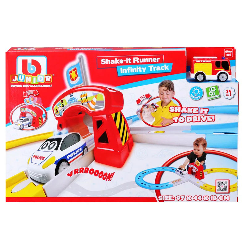 Bburago Junior Emergency Team Shake-It Runner Infinity Firetrack