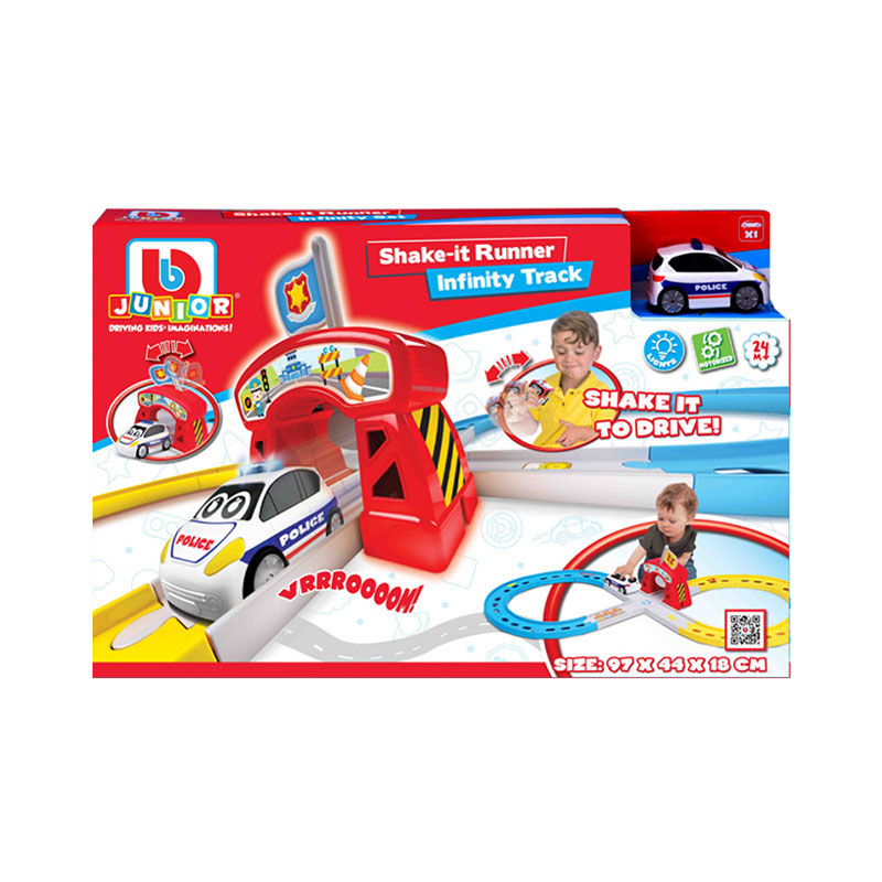 Bburago Junior Emergency Team Shake-It Runner Infinity Police Car