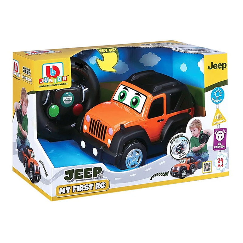 Bburago Junior Jeep Wrangler My First RC Τηλεκατευθυνόμενο Όχημα 16-92002