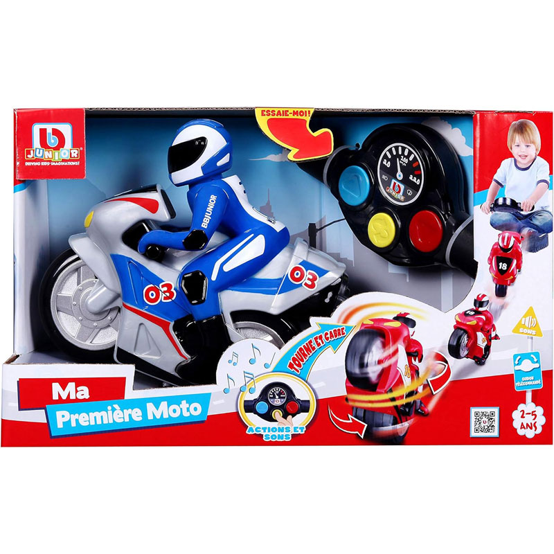 BB Junior My First RC Motorcycle ΜπλεΤηλεκατευθυνόμενο Μοτοσυκλέτα 16-95001B