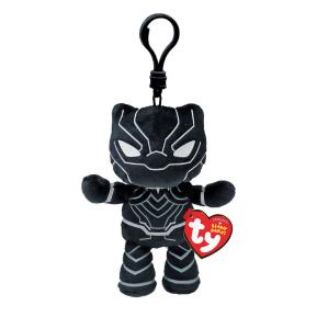 TY Beanie Babies Χνουδωτό Κλιπ Black Panther 8,5εκ 1607-34003