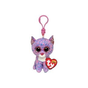 TY Beanie Babies Χνουδωτό Κλιπ Γατούλα Λεβάντα 8,5εκ 1607-35244