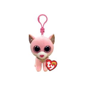 TY Beanie Babies Χνουδωτό Κλιπ Γατούλα Ροζ 8,5εκ 1607-35247