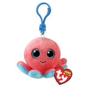TY Beanie Babies Χνουδωτό Κλιπ Sheldon Χνουδωτό Κλιπ Χταπόδι Κοραλί 8.5εκ 1607-35255