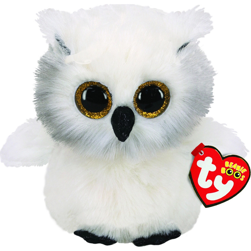 TY Beanie Boos Λούτρινο Austin Owl White Reg 15 εκ. 1607-36305
